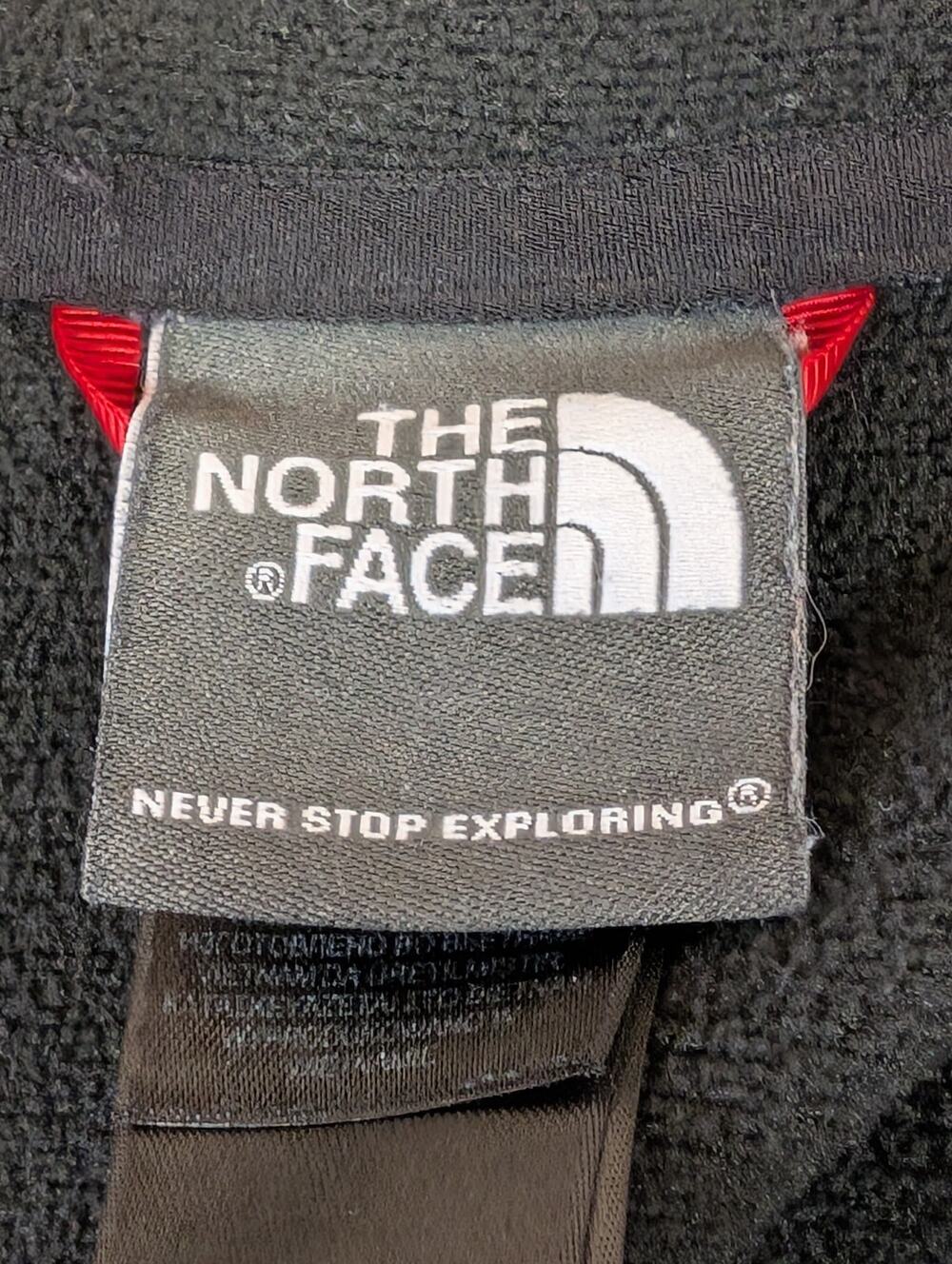 The North Face Jacket Men's Size L Black Knit Full Zipper Jacket (1036)